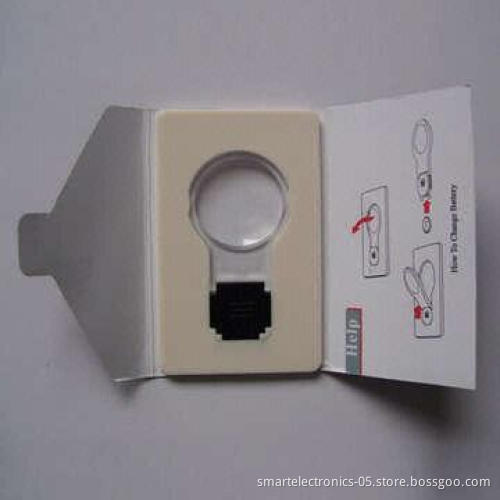 LED Light Card Gifts, Made of ABS